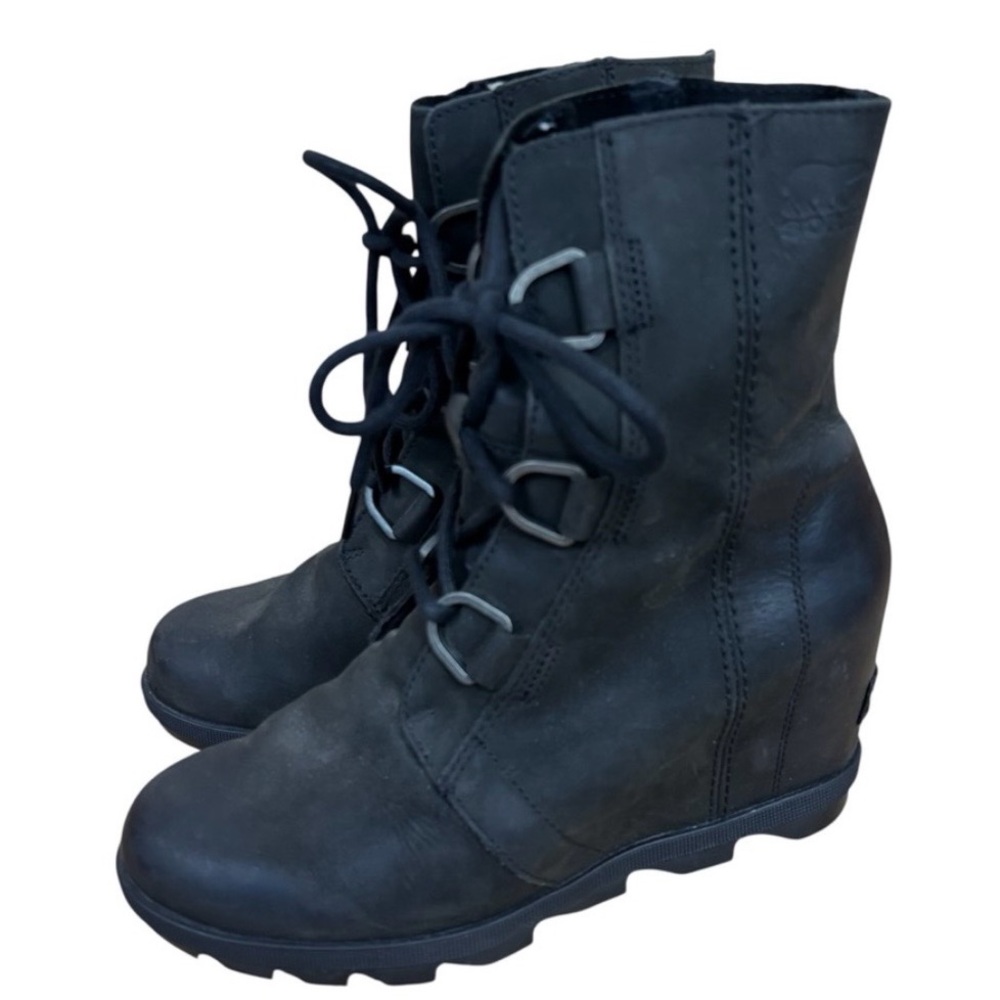 Sorel Joan of Arctic Wedge II Lace Up Ankle Boots - Picture 2 of 10